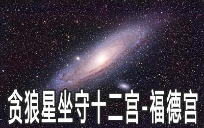 贪狼星入福德宫代表什么