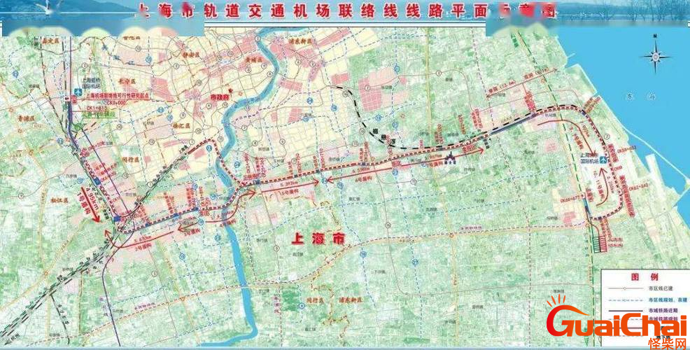 上海s32铁路机场联络线最新规划-20号线一期开工