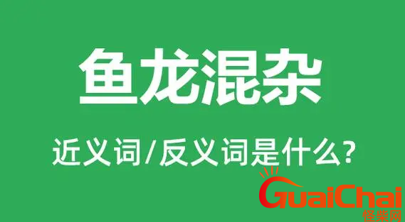 鱼龙混杂的近义词有哪些？鱼龙混杂的意思是什么？